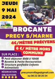 BROCANTE à Précy-sur-Marne
