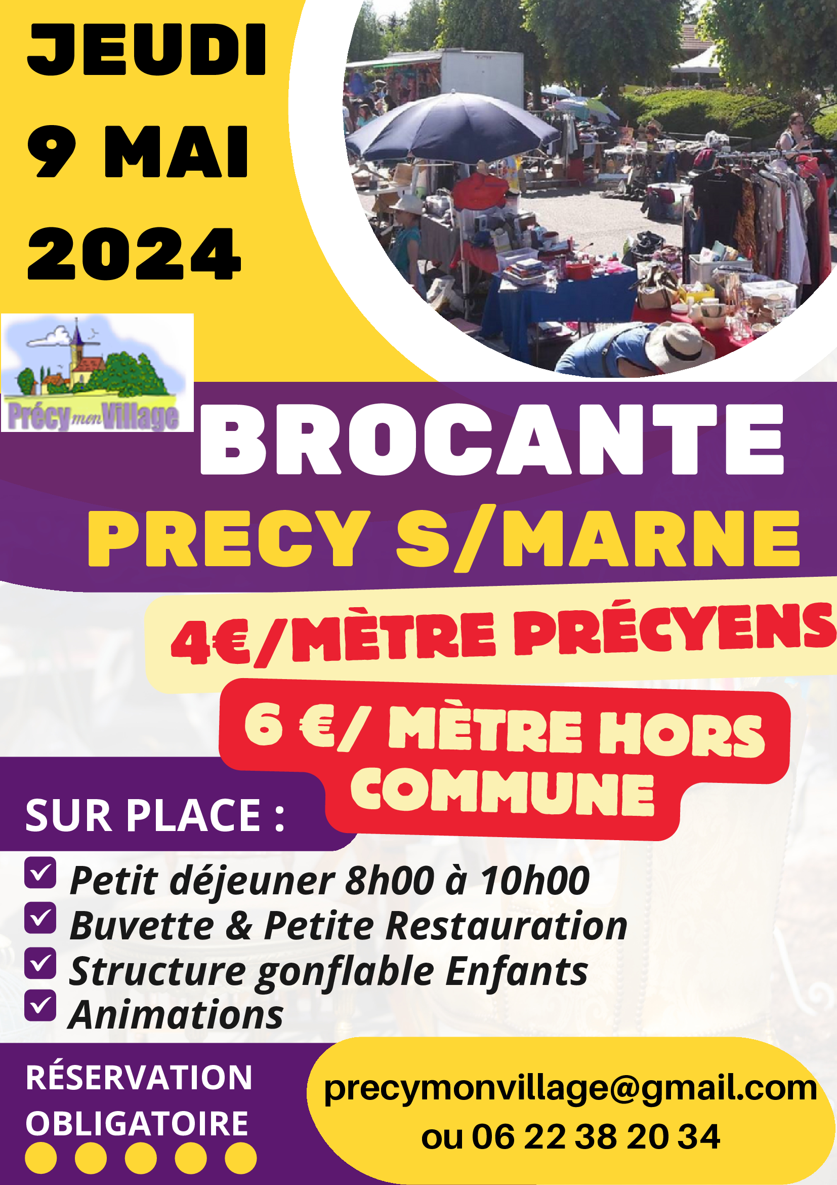 BROCANTE PRECY 2024