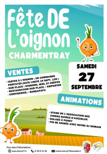 Fête de l'oignon à CHARMENTRAY @ Charmentray